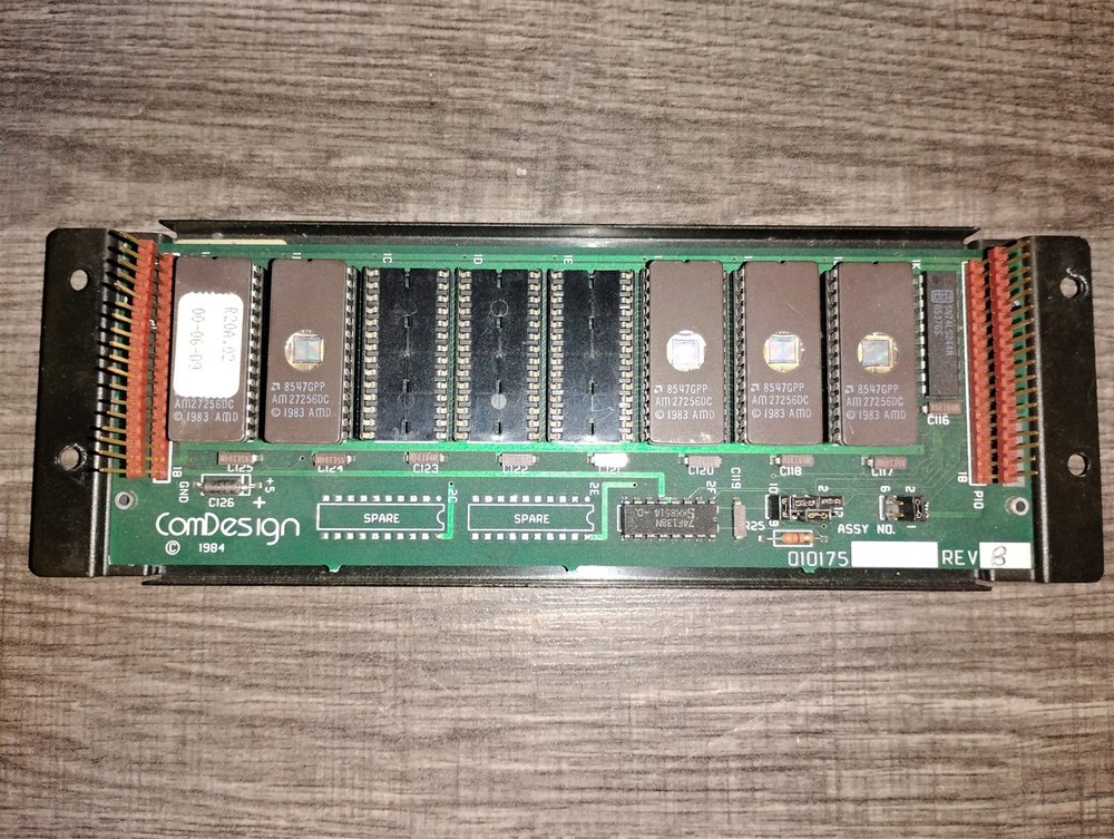 ComDesign FutureCom 2000 Remote Server Module 1984/1986 Circuit Board With EPROM