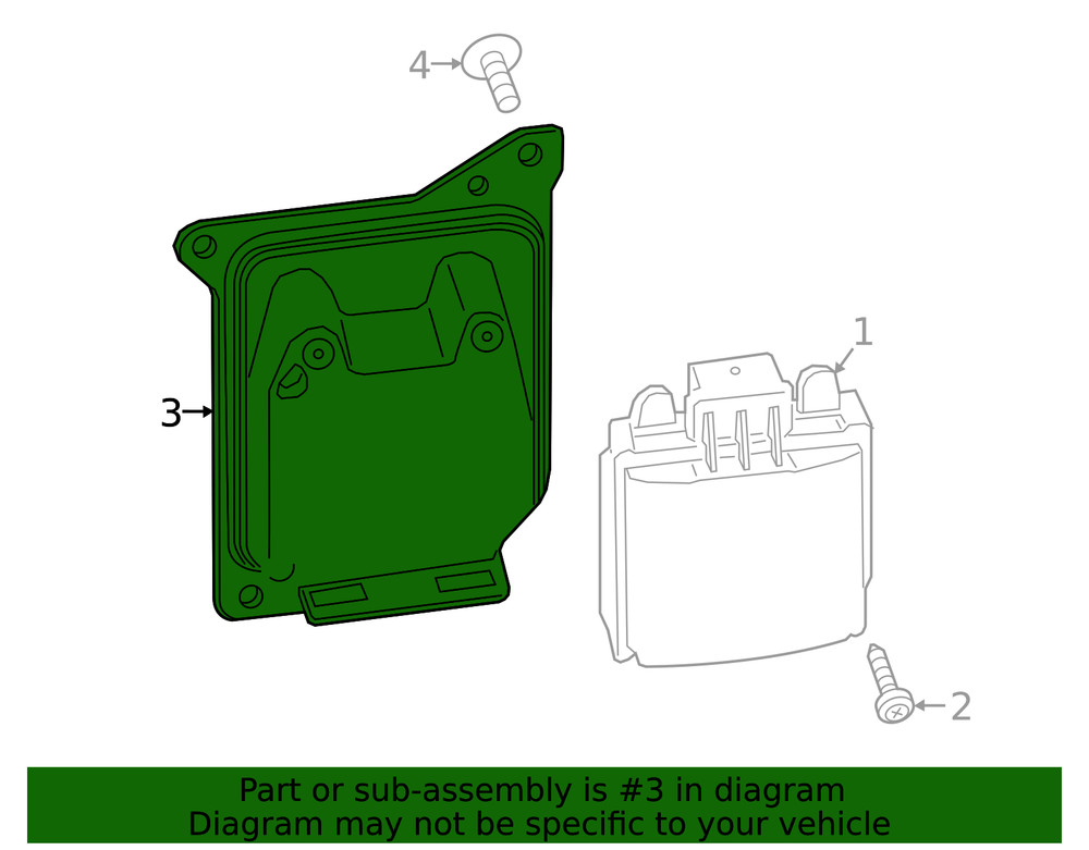 Genuine Ford Blind Spot Detection System Warning Sensor Bracket KB3Z-14D189-B