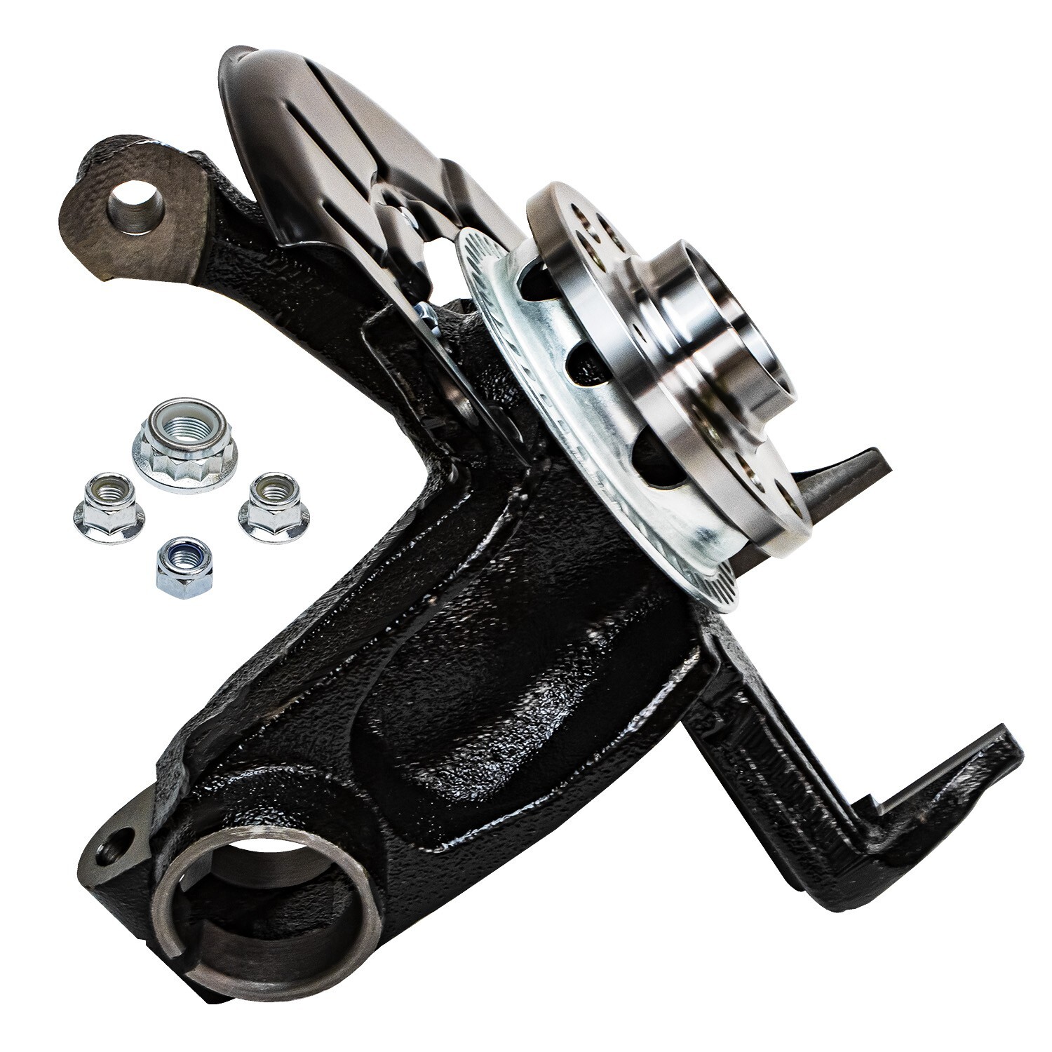 Front Left Knuckle & Wheel Hub Bearing for 1999 2000 - 2005 VW Beetle Golf Jetta