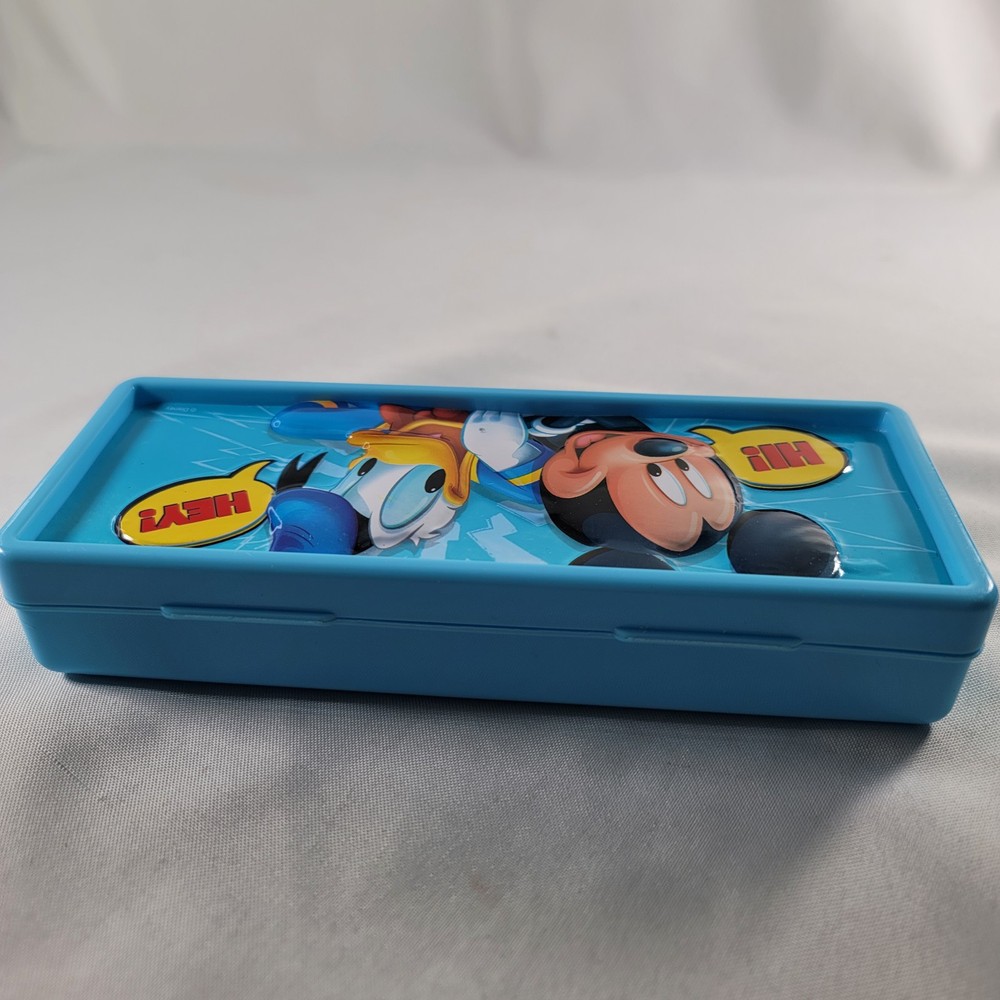 Micky Mouse Printed Plastic Pencil Box Mini Organizer Storage Box