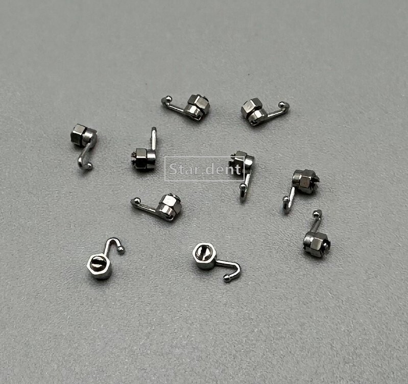 Dental Orthodontic Activity Crimpable Hooks Arch Wire Hook Stops Lock Left Right