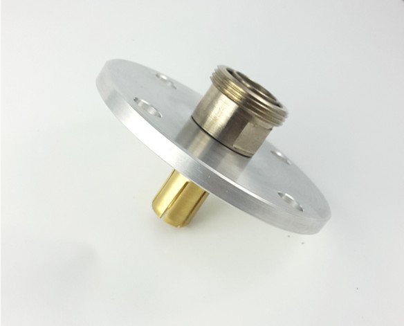 Reducer connector 1-5/8 male  to Din 7/16 female RF heliax cable broadcast FM-TV