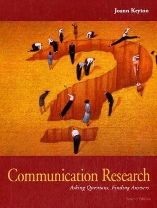 Communication Research by Joann Keyton