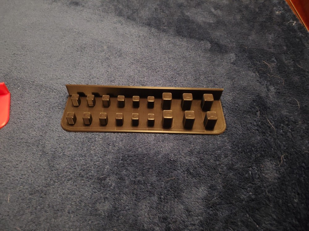 Pittsburgh Harbor Freight Hex Socket Tray SAE And Metric 9 Piece