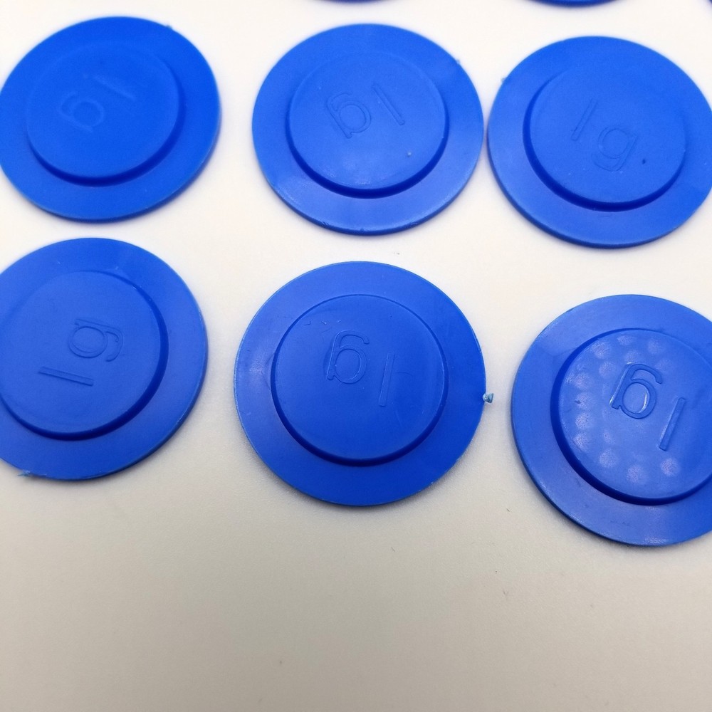 48pc Plastic Gram Weight Set 1g 5g 10g Stackable Math Science Manipulative