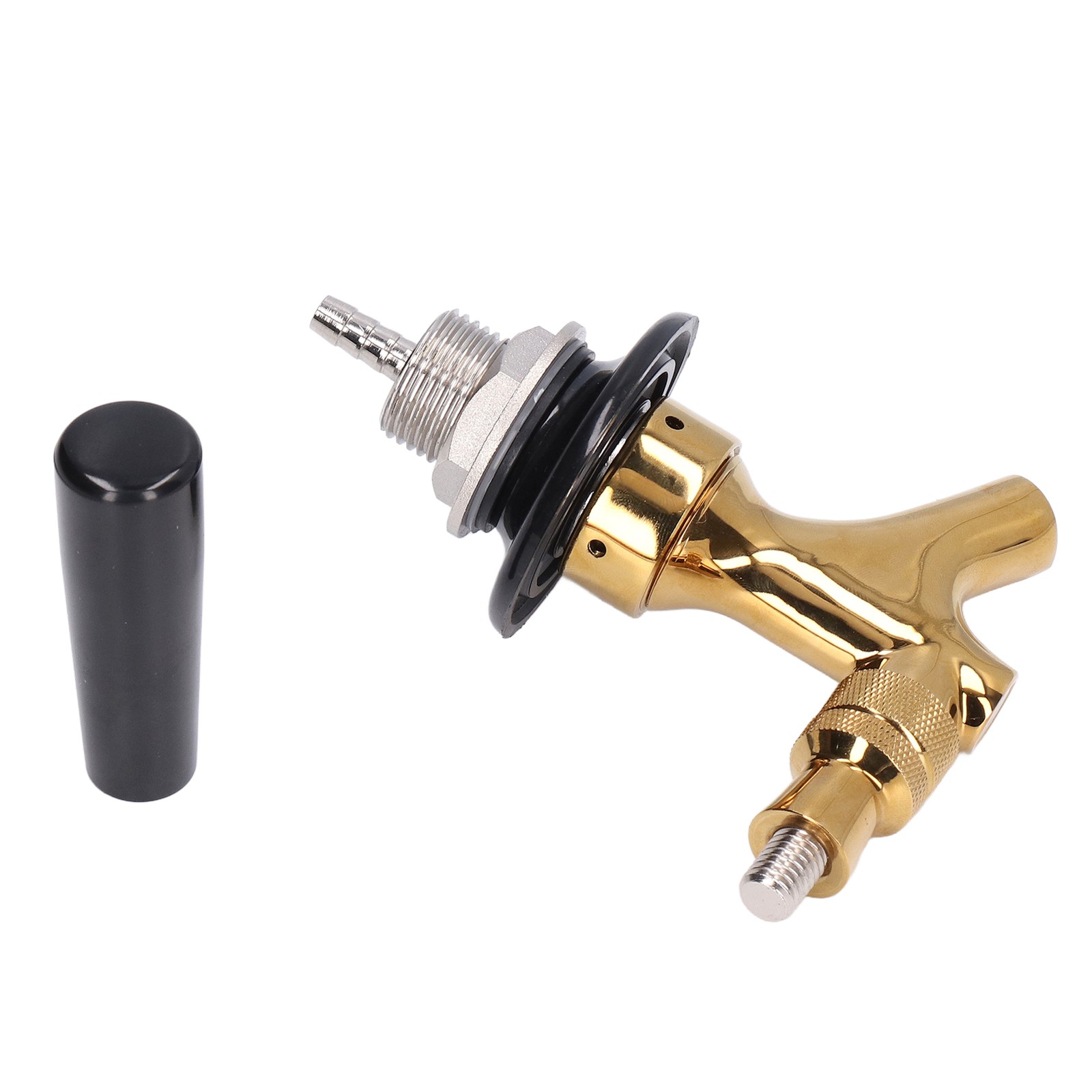 Commercial Kegerator Draft Beer Faucet for Keg with Beer Tap Plug & Tap Handle