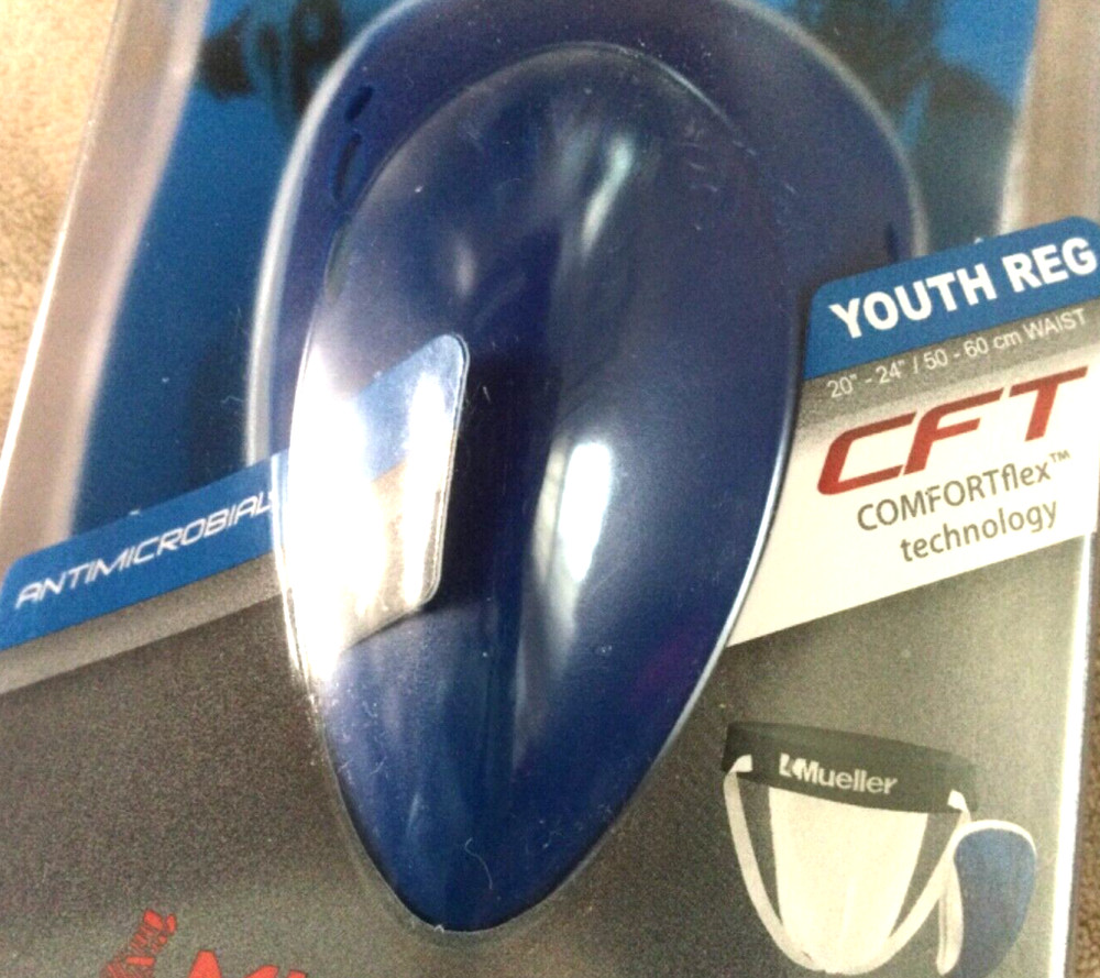 Mueller Youth Regular Athletic Supporter & Protective Cup w/Flexsheild 20”-24”