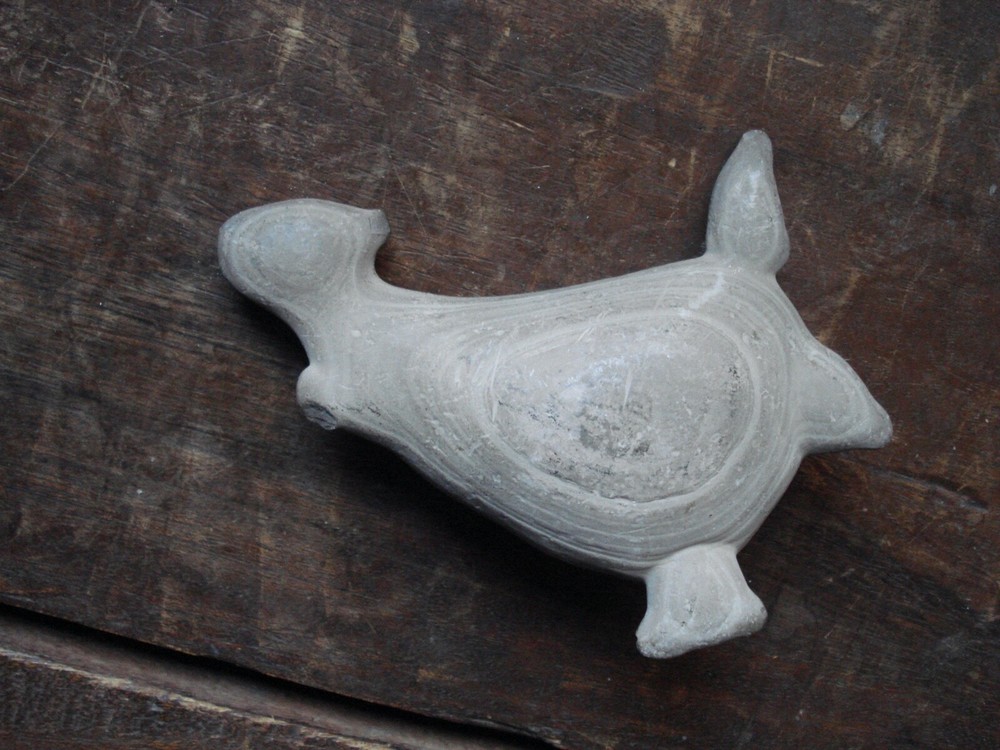 old stone animal form carving, unknown source
