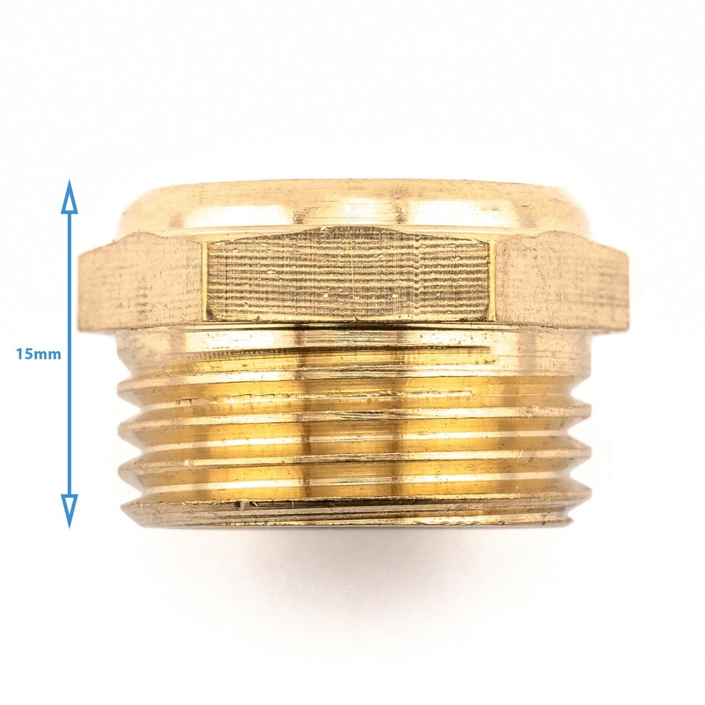1/2" Low Profile Pneumatic Muffler Filter Silencer Sintered Male Thread Threaded