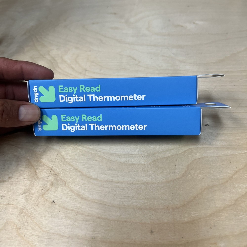 2 X Up & Up - Easy Read Fever Flash Digital Thermometer Flexible Tip