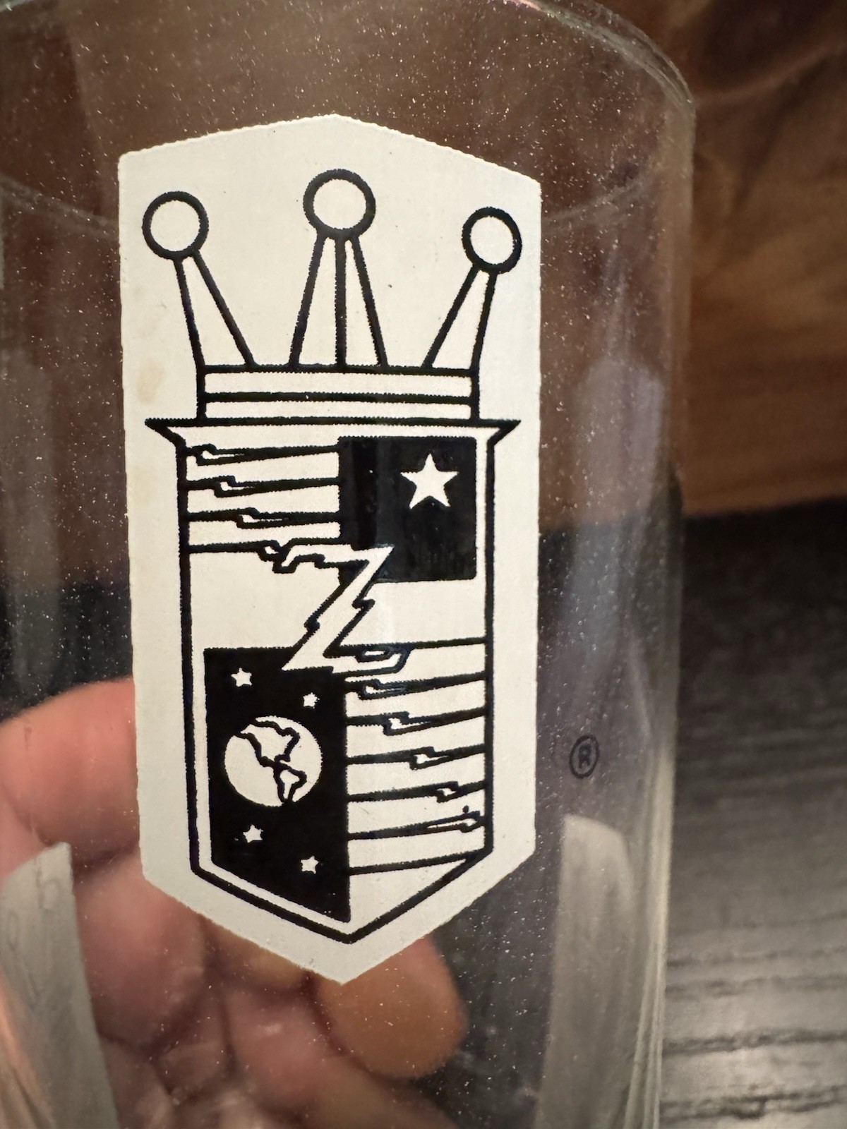 Vintage 1950’s MCM ZENITH Radio & Television Advertising Highball Glass