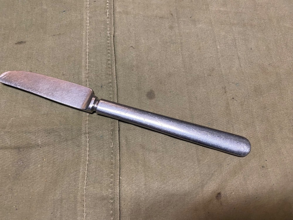 ORIGINAL WWII US ARMY "US" MESS KIT KNIFE UTENSIL