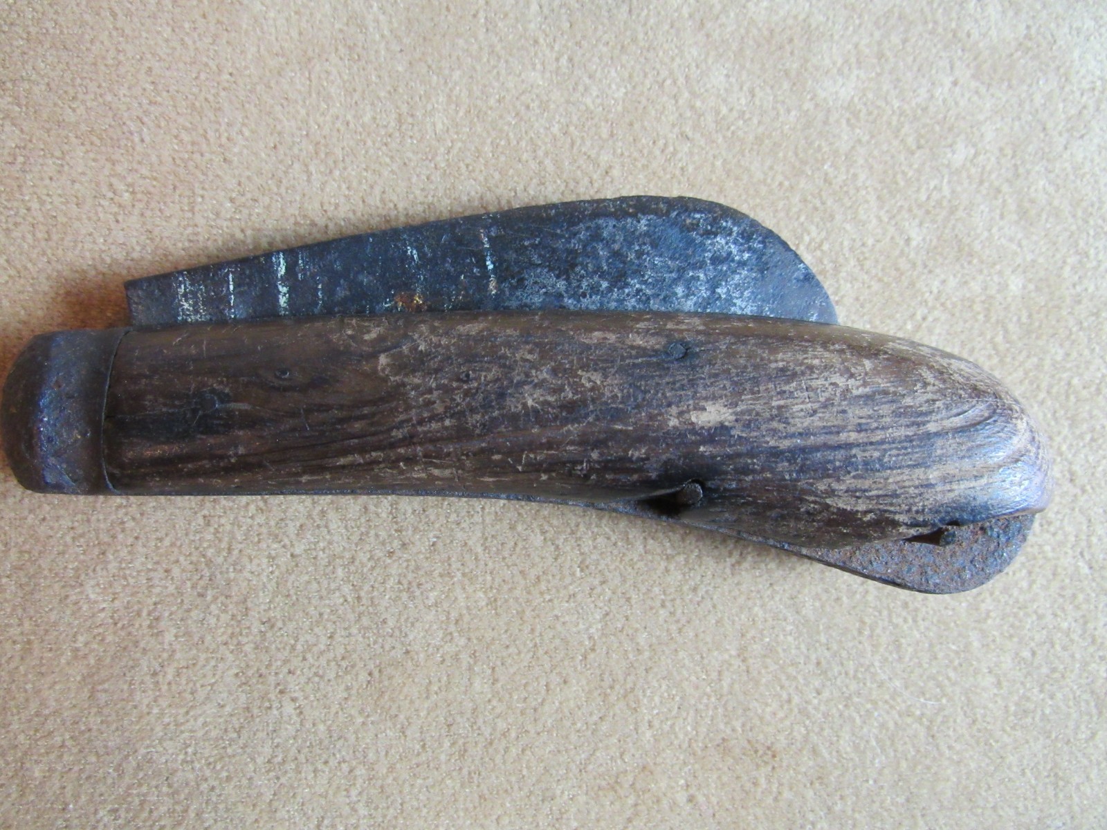 Civil War Soldier's Hawkbill Folding Pocket Knife Geo. Wostenholm 1860s