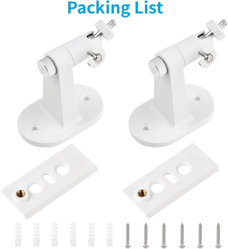 Efficient Camera Wall Mount for Ring Systems - 360° Angle, Indoor & Outdoor Use