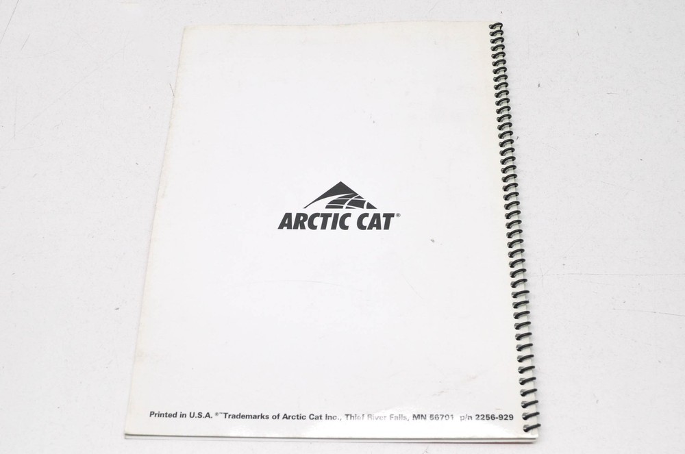 OEM Arctic Cat 2256-929 High Altitude Guidebook 2004