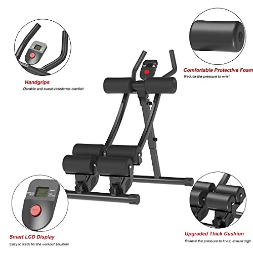 Ab Machine Multi-functional Exercise Equipment for Home Gym, Height