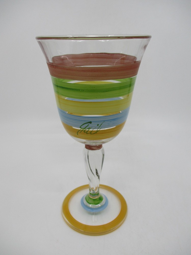 GAIL PITTMAN CREATION GOBLET  - 7 3/4"  0612E