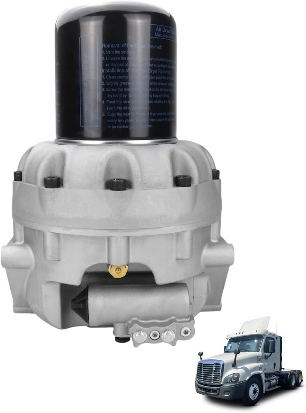Air Dryer System Saver for Freightliner Cascadia Wabco 4324711010