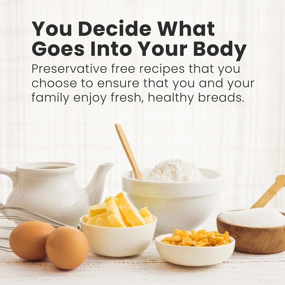 Luxury Programmable Bread Maker: 3 Sizes, 19 Functions, Perfect Bread Every Time