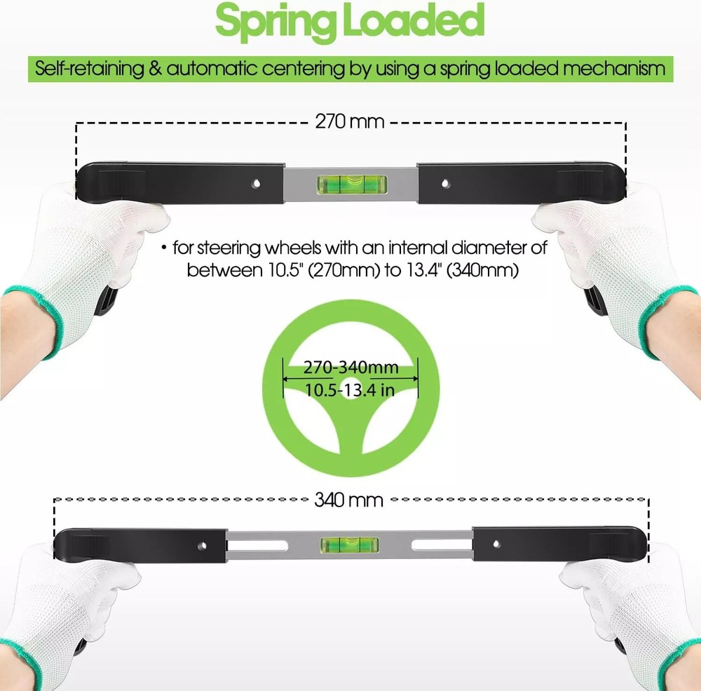 Front End Steering Wheel Alignment Level Indicator Tester Holder Tool Accurately