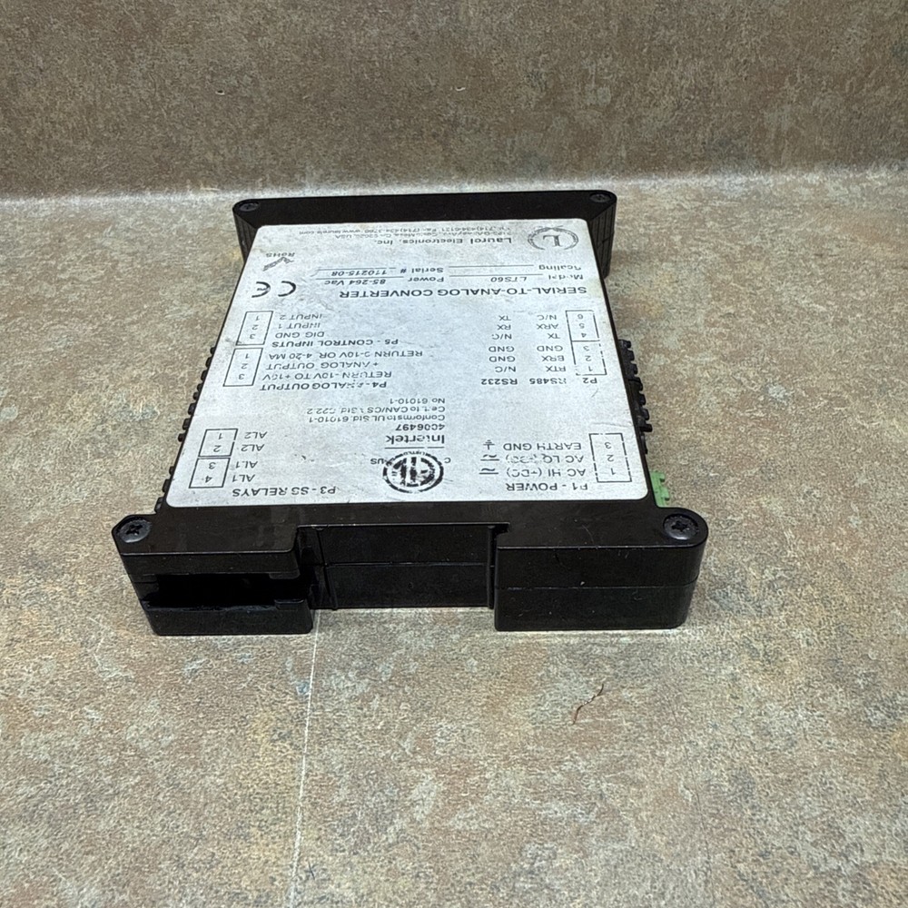 Laurel electronics LTS60 serial to analog converter