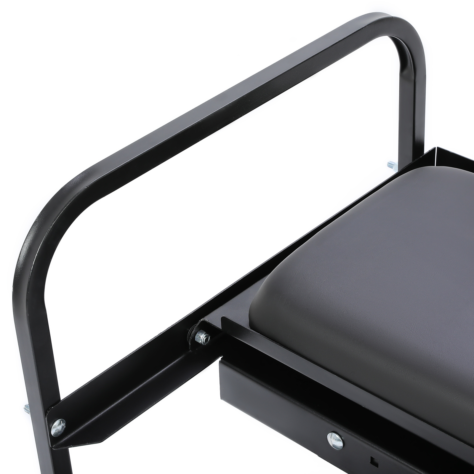 Rear Back Seat Kit For Yamaha G14 G16 G19 G22 Flip Folding Steel Frame Black