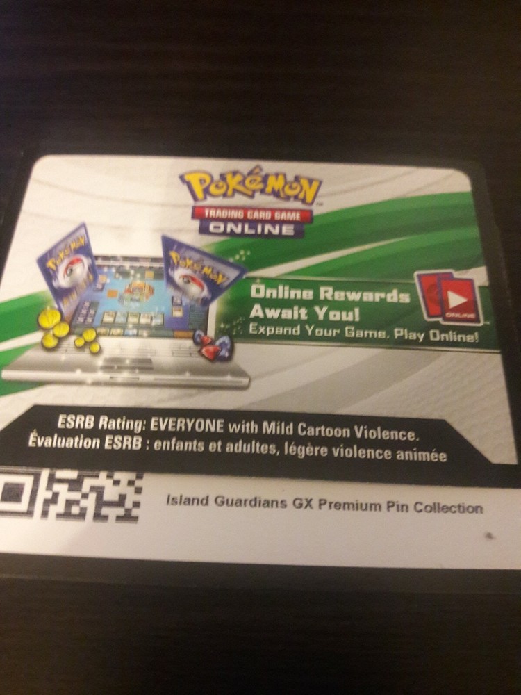 Island Guardians GX Premium Pin Collection Code