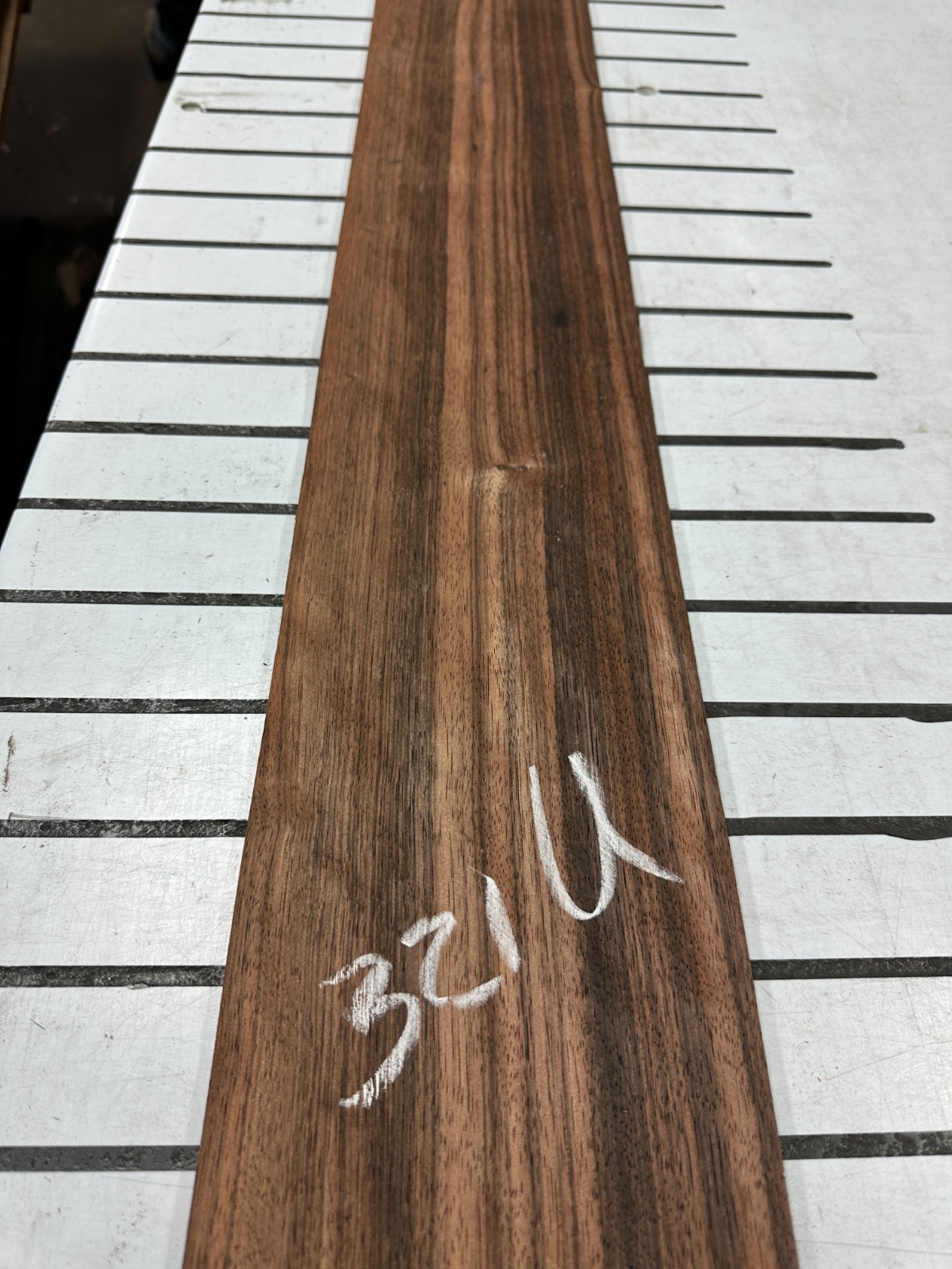 Ebony Raw Wood Veneer 2 sheets 48'' x 6'' 321U