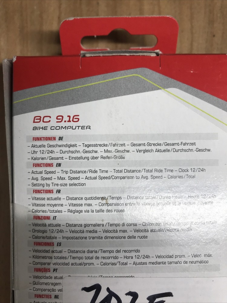 Sigma BC 9.16 Bike Computer