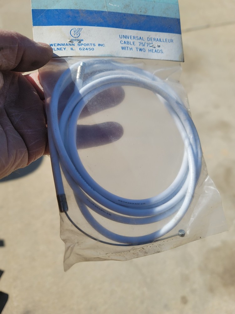 Universal Derailleur Cable 70/75 Wire White NEW!