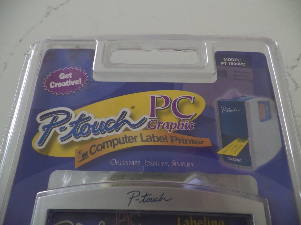 SEALED! Brother P Touch PC Graphic Computer Label Printer MODEL# PT-1500PC BNIB