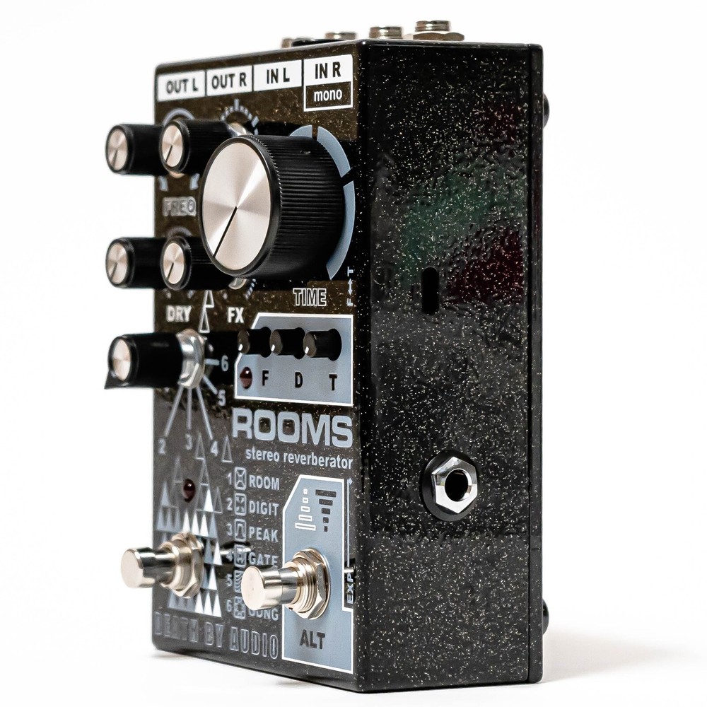 Death By Audio Rooms - Stereo Multi Function Reverb Effect Pedal - New