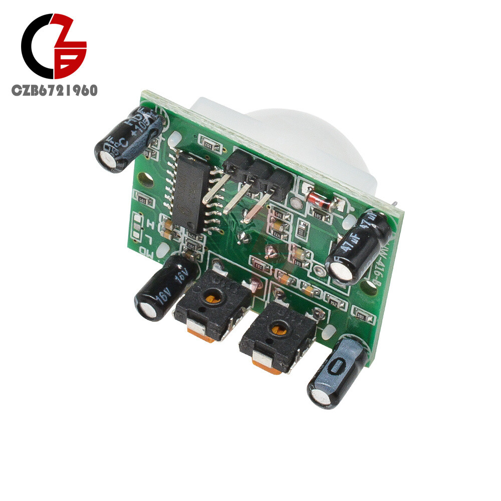 5PCS HC-SR501 Adjust IR Pyroelectric Infrared PIR Motion Sensor Detector Module