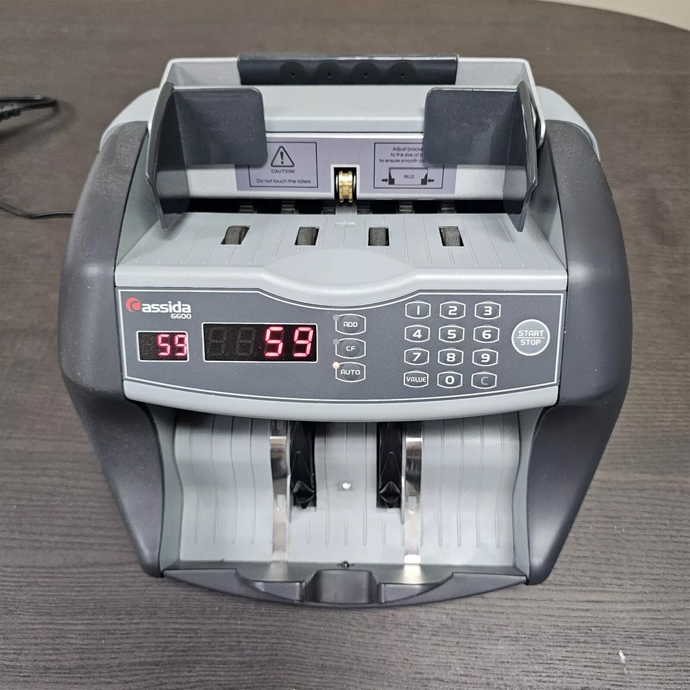 Cassida 6600 Ultraviolet Counterfeit Detection Currency Counter