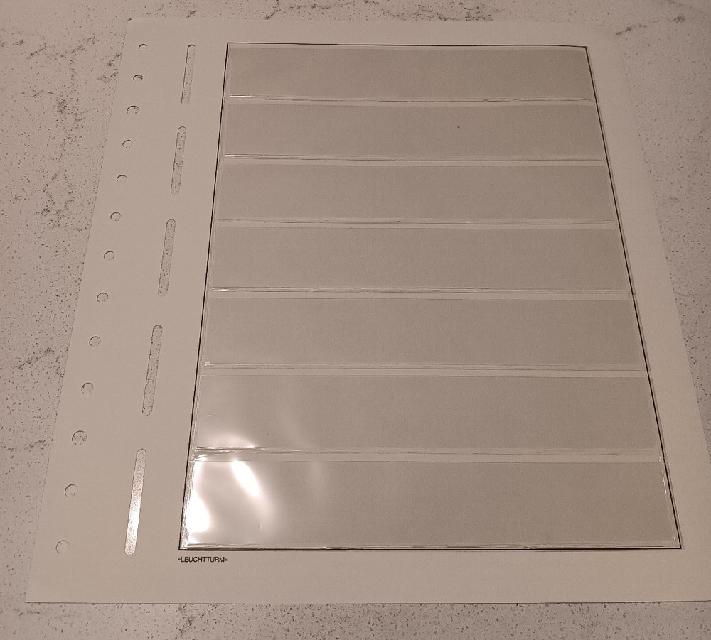 Leuchtturm U S Bonus Album Pages - 3 New- Stock Sheet, Blank, & Clear Display