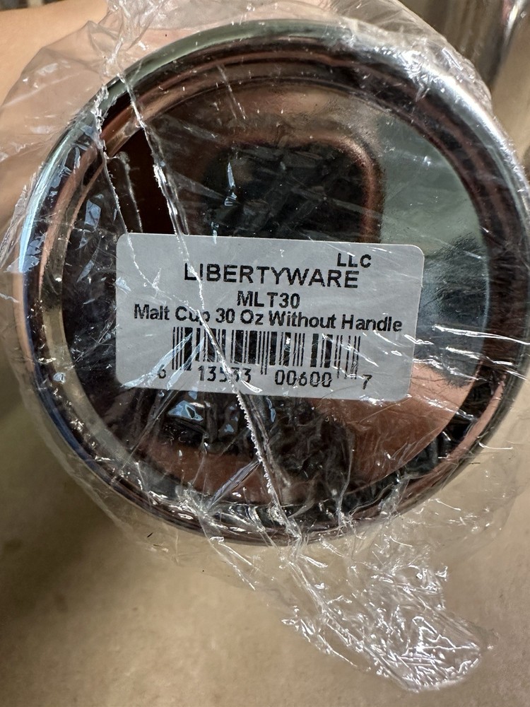 4 Pack Libertyware 30oz Malt Cup Without Handle Mlt30