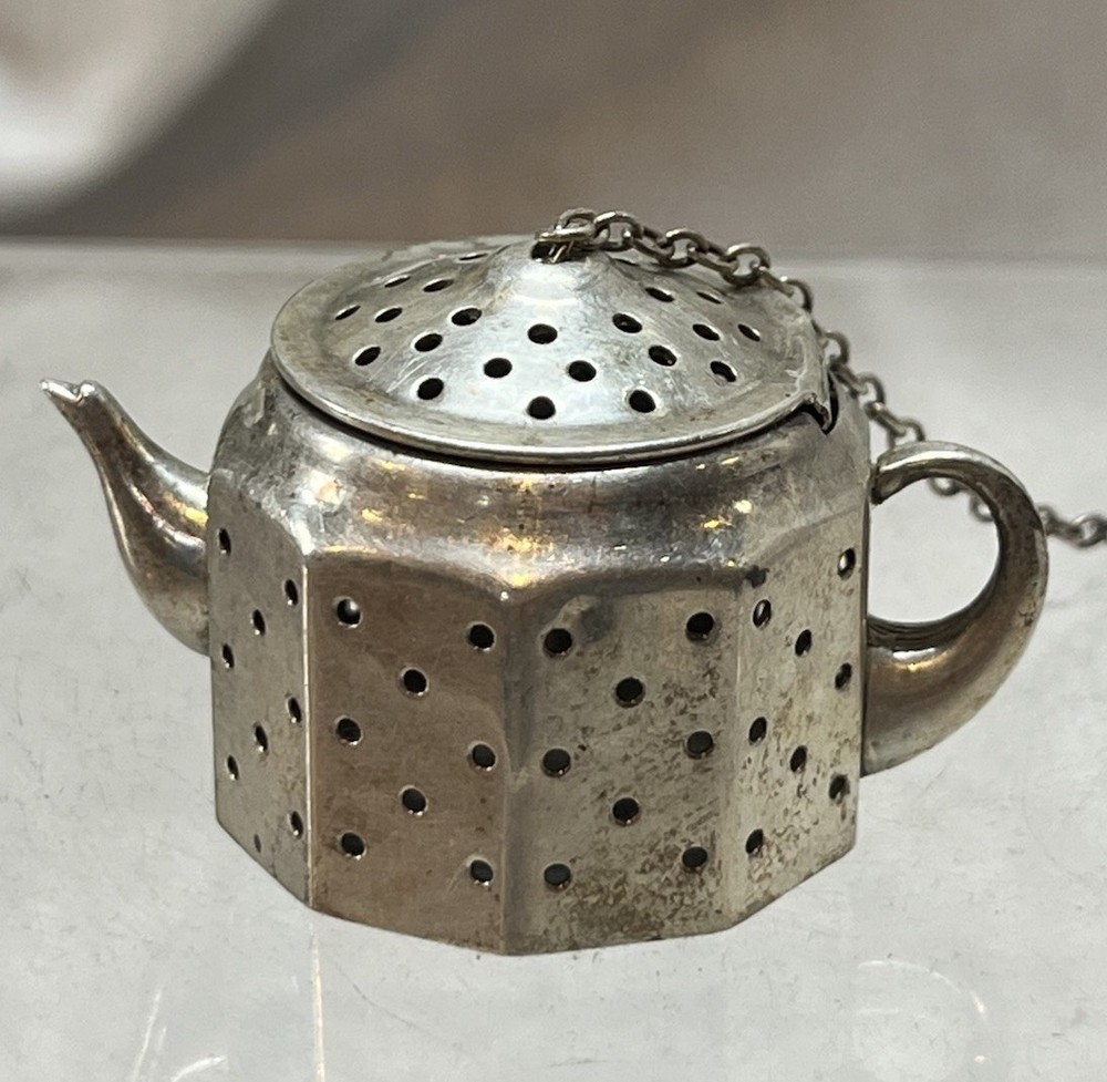 Amcraft Sterling Mini Teapot Teaball No Monogram
