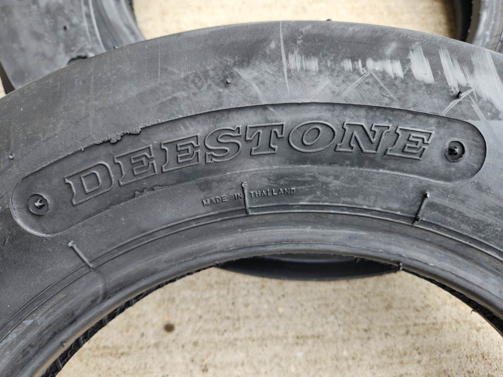 2 - 6.00-16 6P Deestone D401 Tri Rib F-2 TIRES and TUBES DS5125 600-16 600/16 F