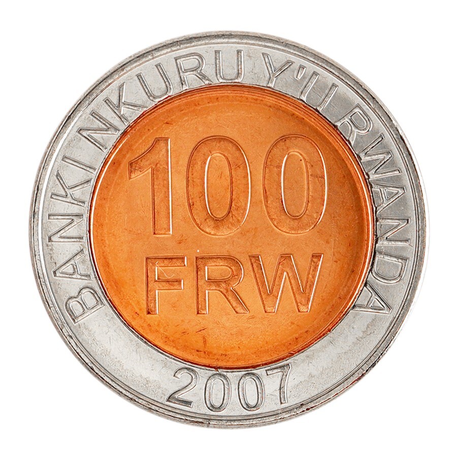Rwanda 100 Francs, 2007, KM #32, Mint