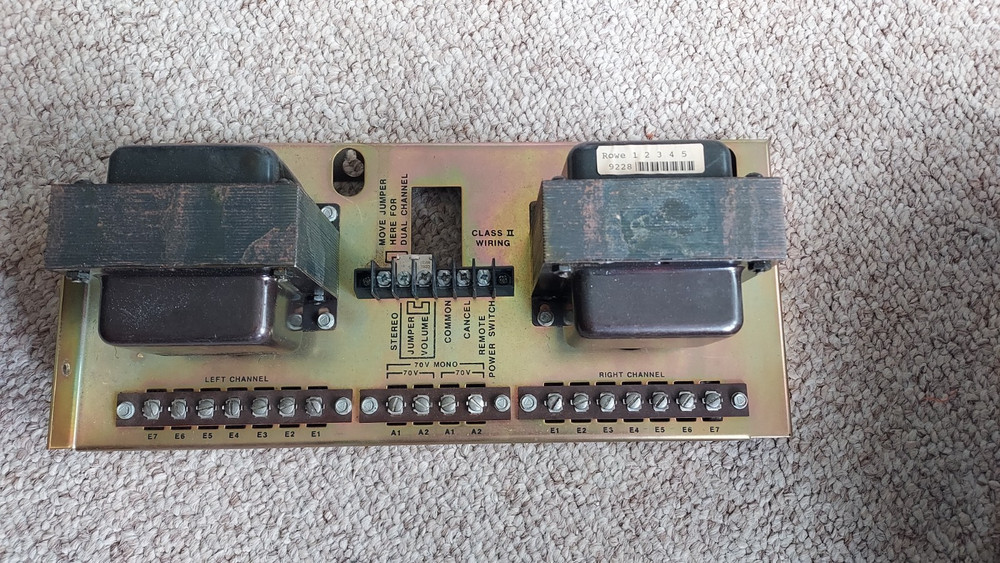 Rowe AMI CD100C Audio Output Transformer Assembly  TESTED