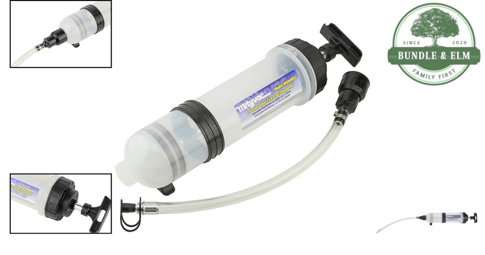 High-Capacity Fluid Dispensing Syringe with Precision Control & Versatile Use