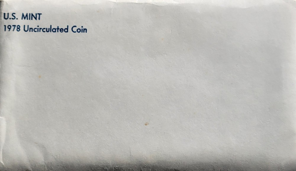 1978 P/D Uncirculated Mint Set. Copper Nickel Clad