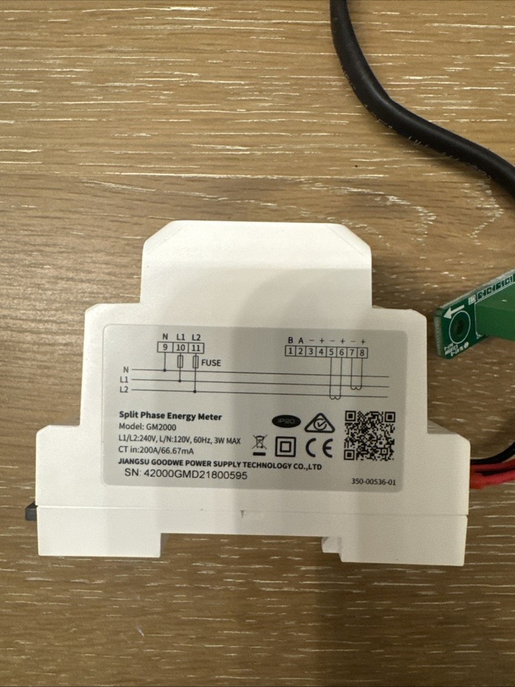 GW7600A-ES Goodwe Inverter: goodwe smart meter GM2000