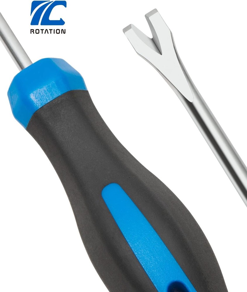 ROTATION Tack Lifter U Tip Nail Puller Upholstery Staple Remover Tool for...
