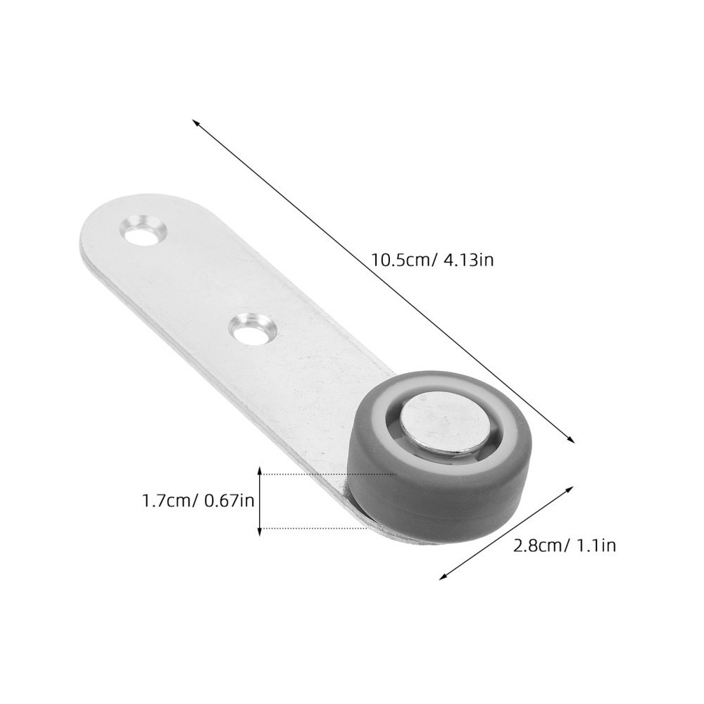 6 Pcs Wardrobe Door Roller Wheels Sliding Upper Guide Heavy Support