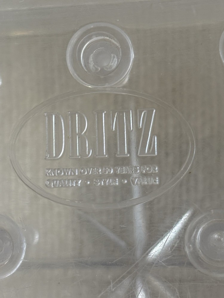 2 Vintage Plastic Spool Boxes Clear Thread Holder Caddy Sewing Storage