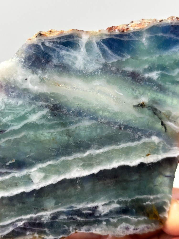 Fluorite slab Cabbing Lapidary Combo Ship Avail