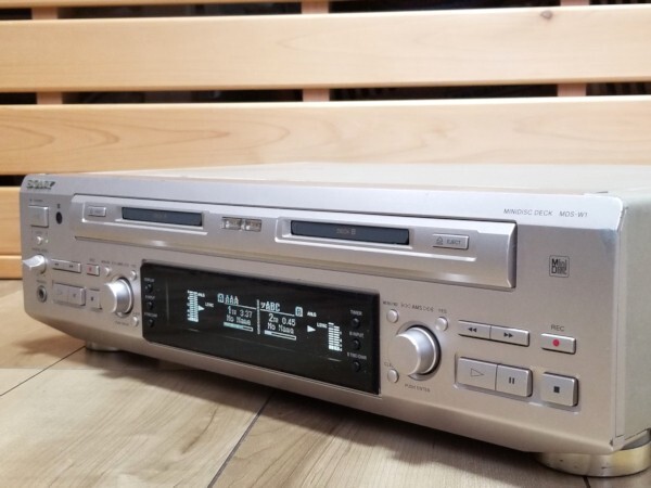 Sony MDS-W1 Md Mini Disc Deck Player Recorder Audio Components MD playback only