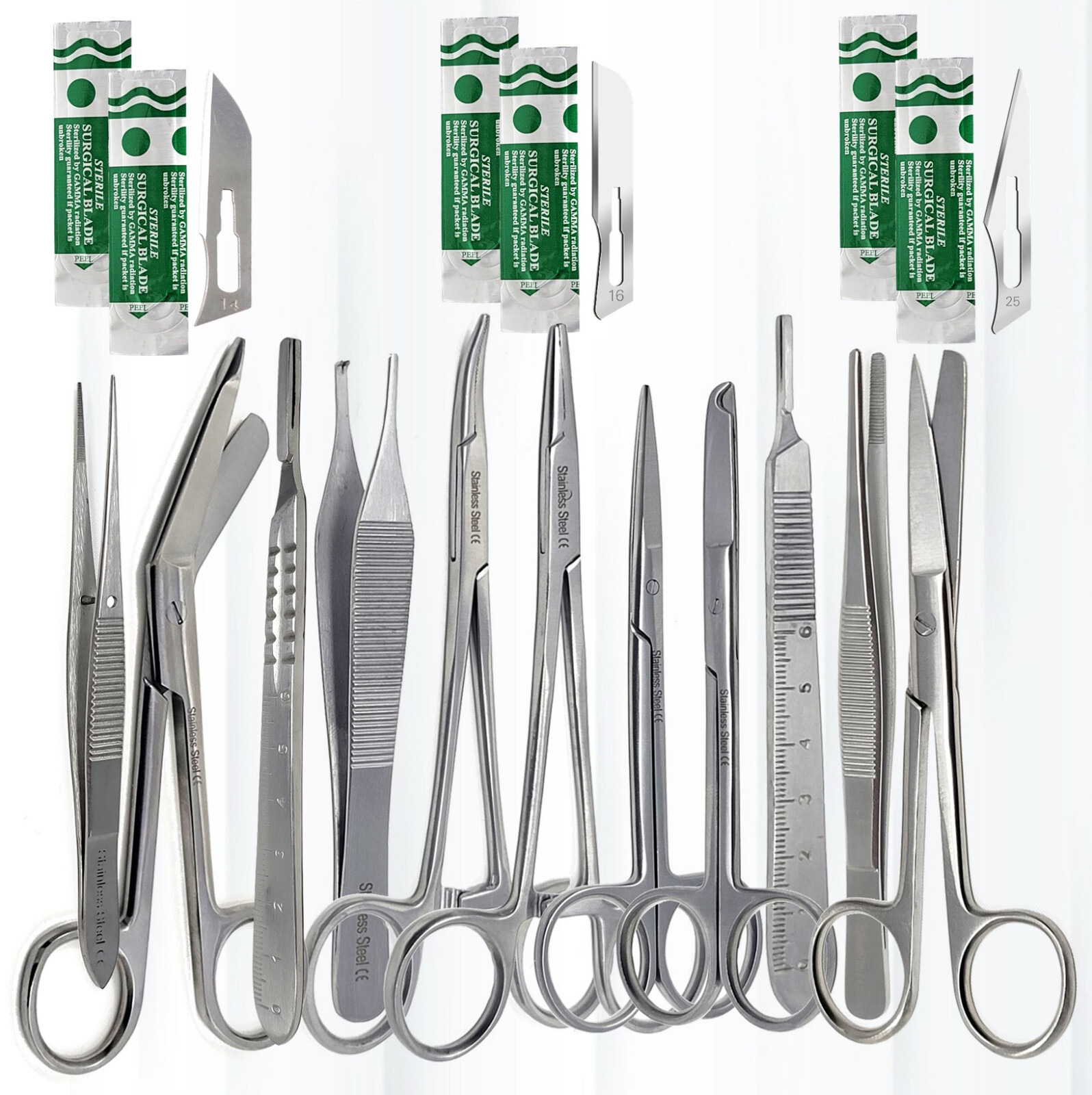 41 Pcs Laceration Suture Kit Stainless Steel CE Surgical Instruments Set
