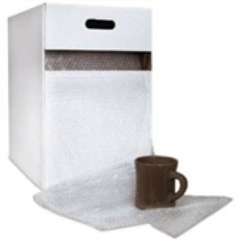 2 - 5/16" 12"x100' Perfed 12" Medium Bubble Dispenser Pack